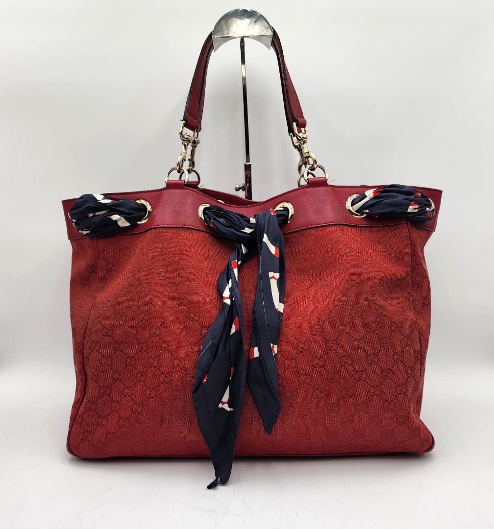 Authentic Gucci Positano Scarf Tote Bag Luxury Bags Wallets on Carousell