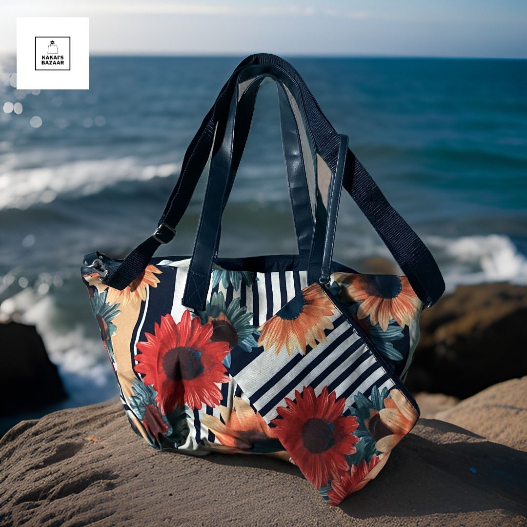 Avon Floral Sling Bag and Pouch Set Women s Fashion Bags Wallets Tote Bags on Carousell