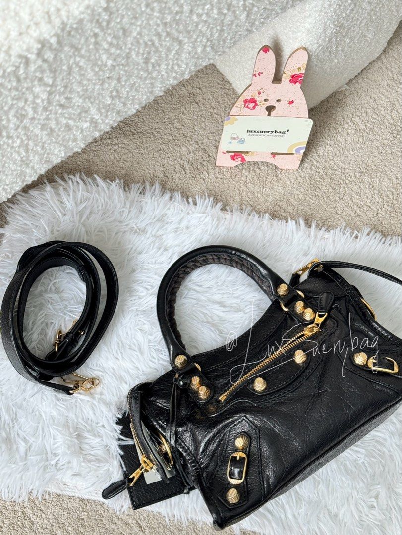 Balenciaga mini city lambskin cheap