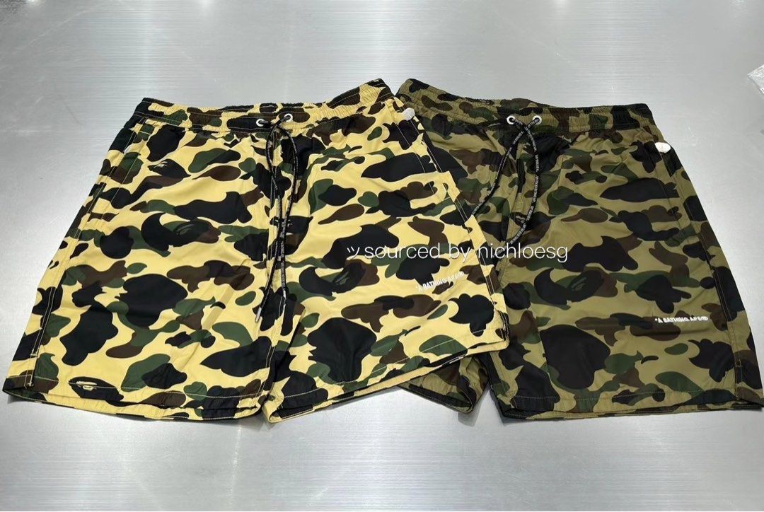 A Bathing Ape 1st Camo Beach Shorts水着 BAPE 1ST CAMO BEACH SHORTS, Men's Fashion, Bottoms, Shorts on