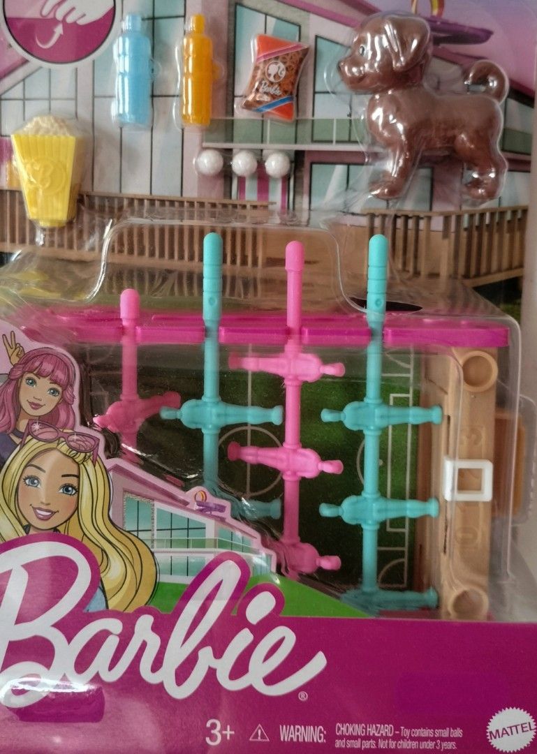 Barbie Football table playset Hobbies Toys Toys Games on Carousell
