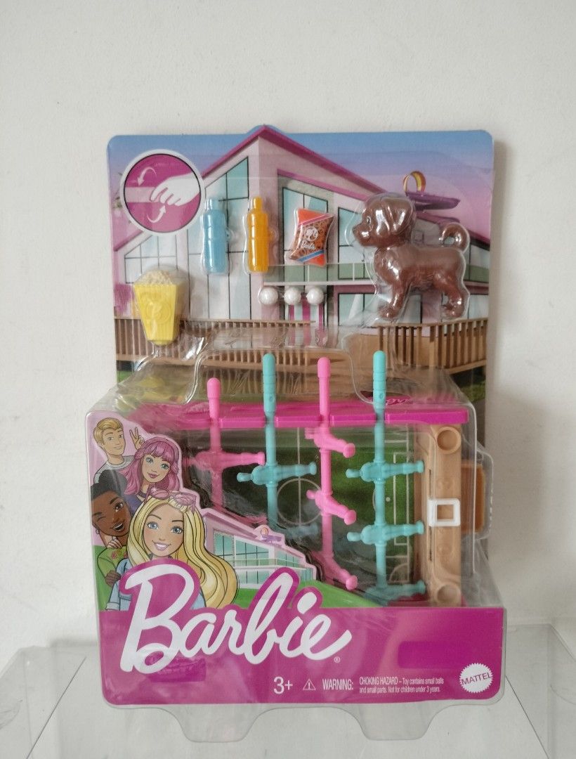 Barbie football playset clearance