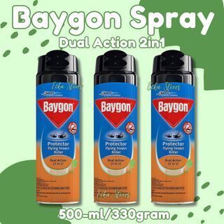 Baygon Dual Action Mosquito Insect Killer 500ml/330gram