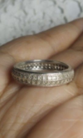 Beautiful Russian diamond engagement ring, size 7. 5