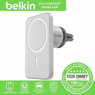 Belkin MagSafe Vent Mount Pro for Car, Magnetic Phone Holder Compatible with iPhone Series
