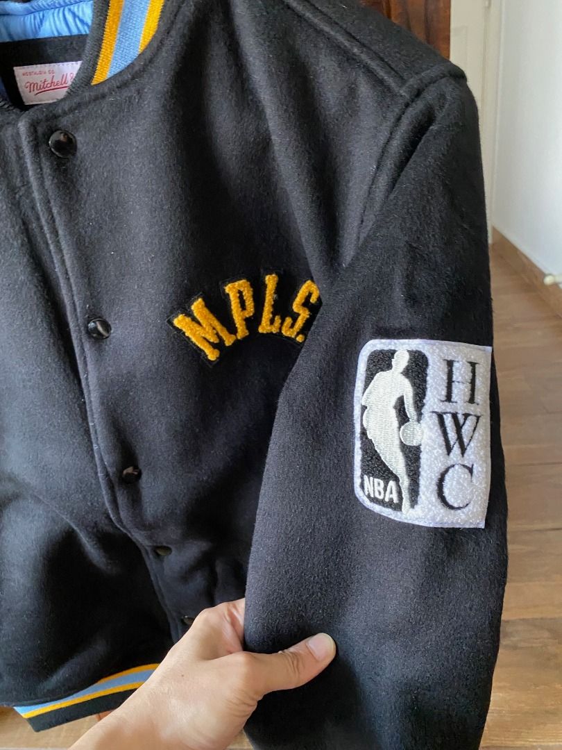 Brand New Mitchell Ness Hardwood Classic NBA Authentic Varsity Jacket Los Angeles Lakers Carousell