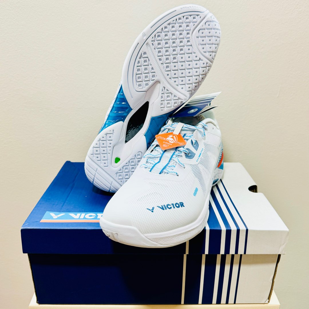 Brand New Victor S82III Badminton Squash Floorball Rubber Sole Court Shoes for Racquet Racket Sport US10.5 28.5mm 28.5cm
