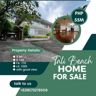 **buyer only**  Tali Beach 6br Fully Furnished house and lot for sale