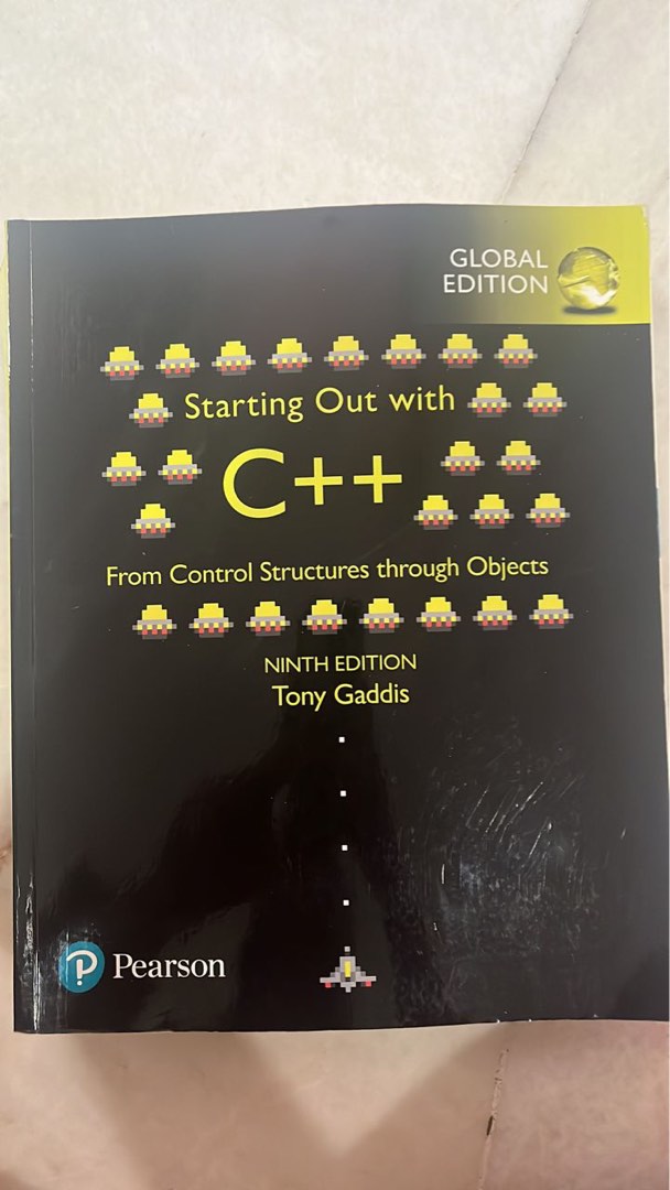 C++ Tony Gaddis (Pearson), Hobbies & Toys, Books & Magazines, Textbooks ...