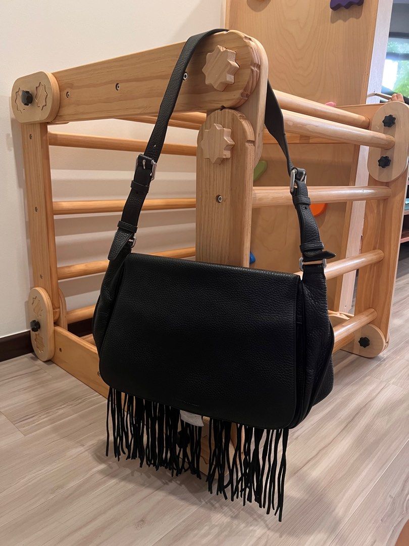 Calvin Klein Fringe Shoulder Bag Women s Fashion Bags Wallets Shoulder Bags on Carousell
