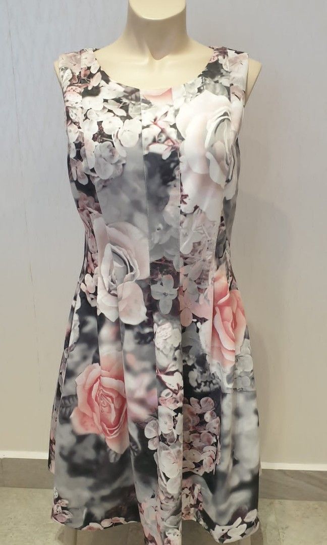 Calvin klein pink and black dress store