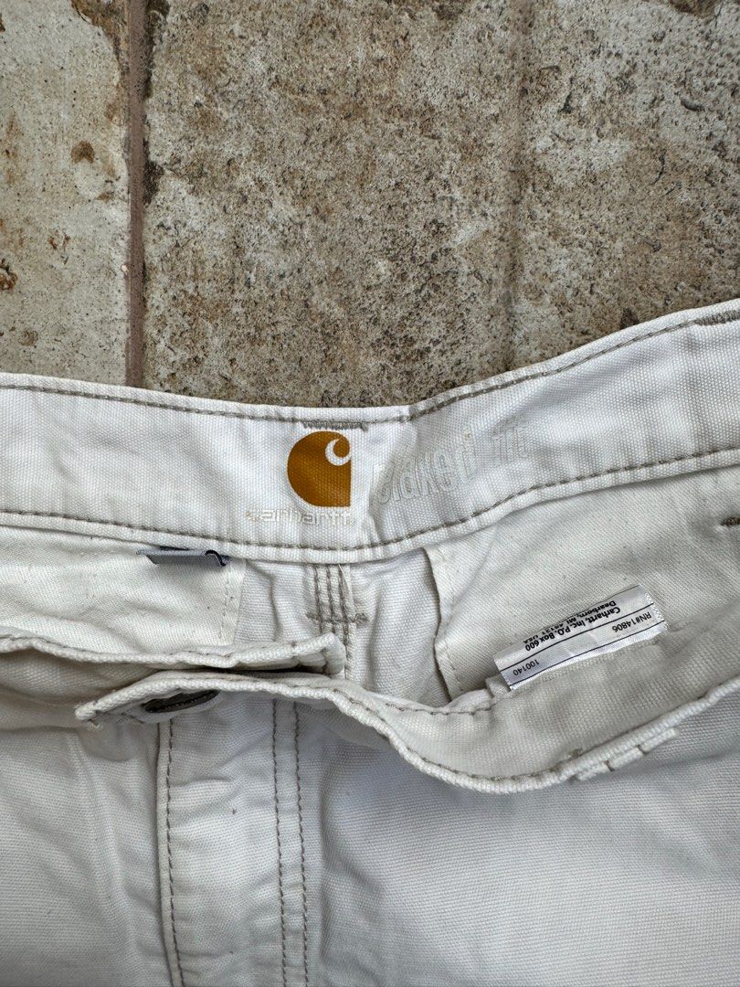 Carhartt Relaxed Fit Paint Splatter Shorts Men s Fashion Bottoms Shorts on Carousell
