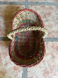 Colorful Rattan Basket