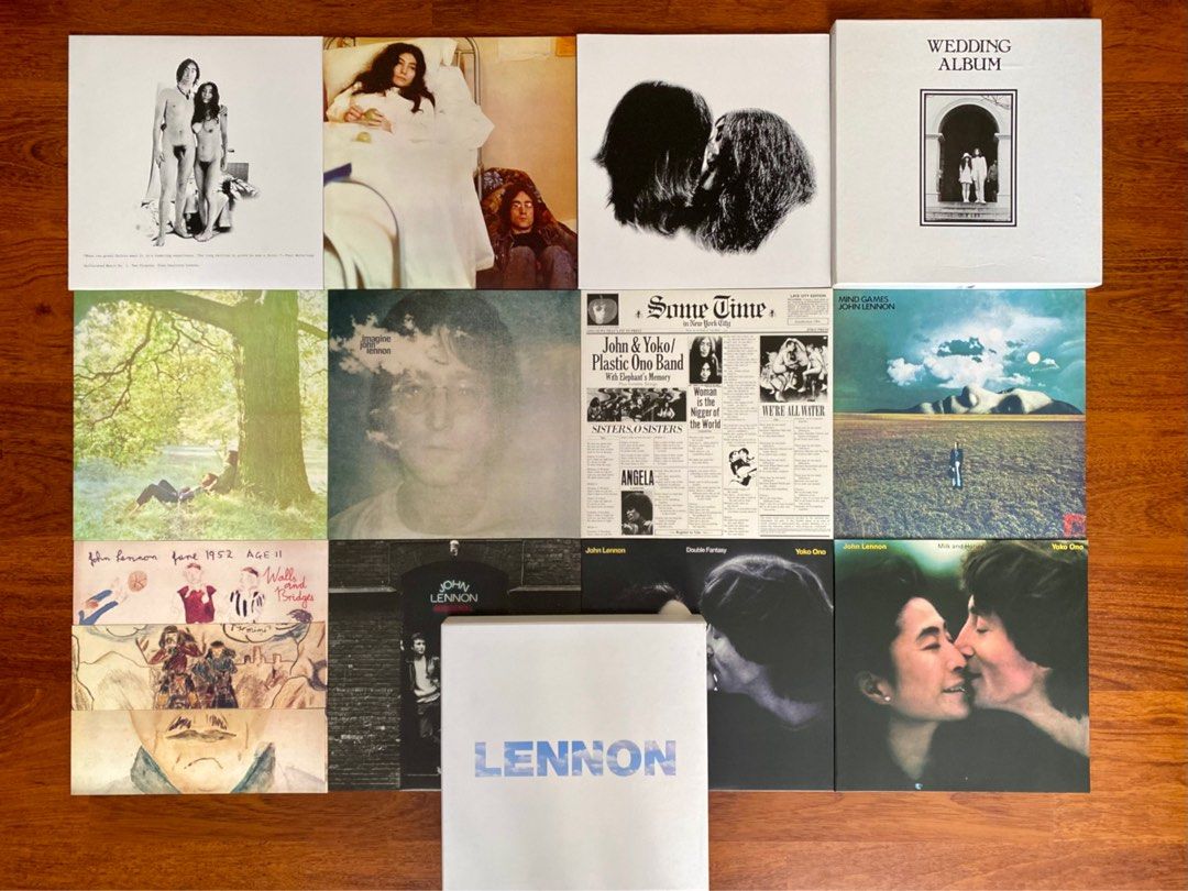 JOHN LENNON Complete Studio Albums (11LP) (Category: Vinyls) located in Mandaluyong City. Submitted by bitchesbrew (Listing ID 1298124901, Image 1). Description: First 3 albums with Yoko Ono plus 8 albums with the Plastic Ono Band Rarely played, like new :).