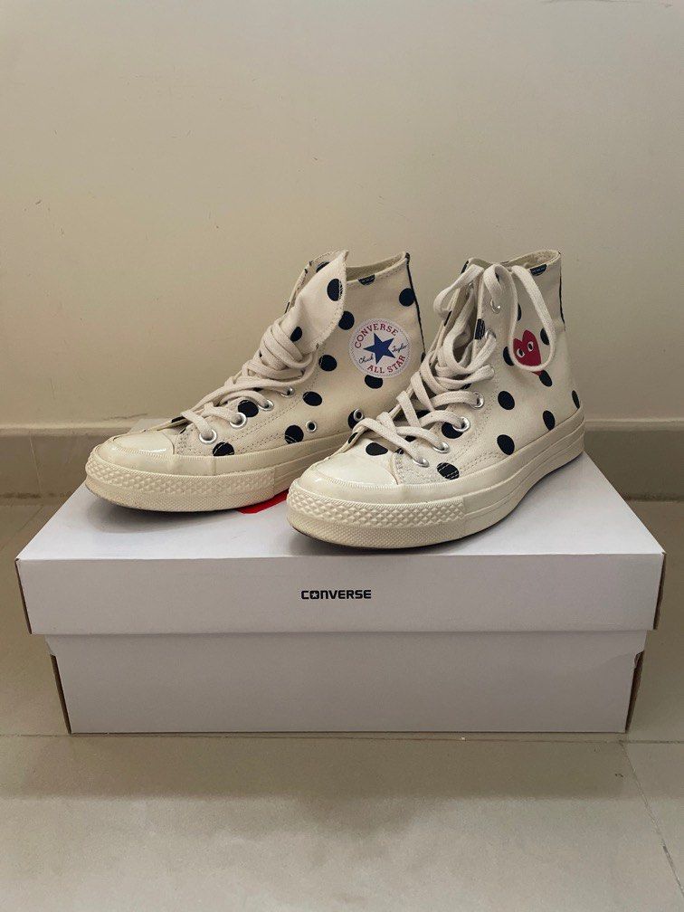 Size 4 comme des garcons converse discount