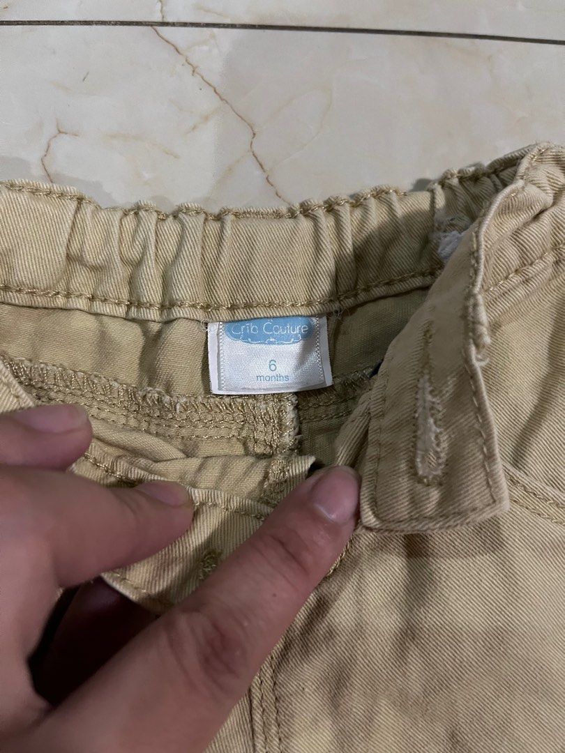 Crib Couture Baby Pants (Category: Babies & Kids Fashion) located in Makati City. Submitted by queensnow4 (Listing ID 1298289135, Image 2). Description: 6 months no issues .