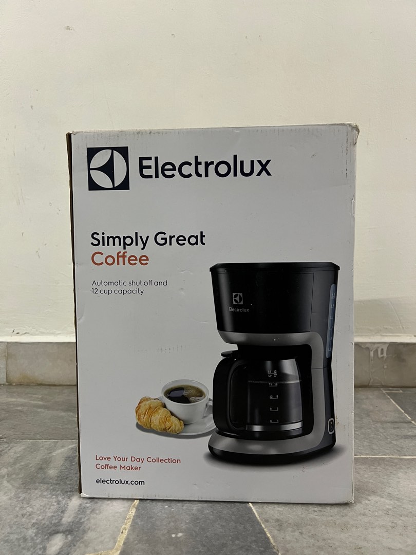 Electrolux Drip Coffee Machine ECM3505 (12 Cups) Keep Warm Function, TV