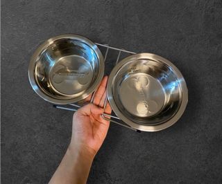 Elevated Stainless Food Bowl for Cats Dogs
