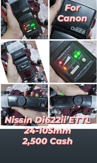 For Canon Nissin Di622 mark ii ETTL External Flash