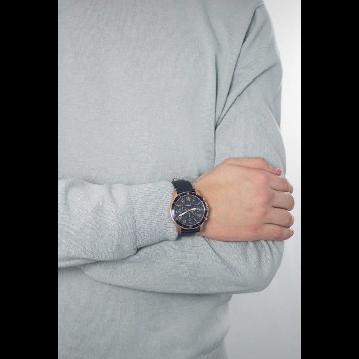 FOSSIL FS5237 MEN S GRANT SPORT CHRONOGRAPH LEATHER WATCH JAM TANGAN LELAKI Men s Fashion Watches Accessories Watches on Carousell
