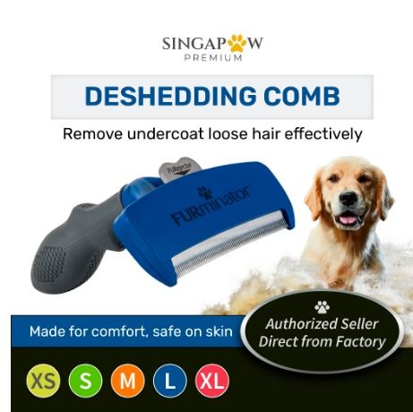 FURminator Undercoat Deshedding Tool for All Size Dog Dog Grooming Tool Deshedding Comb PT2669 Pet Supplies Health Grooming on Carousell