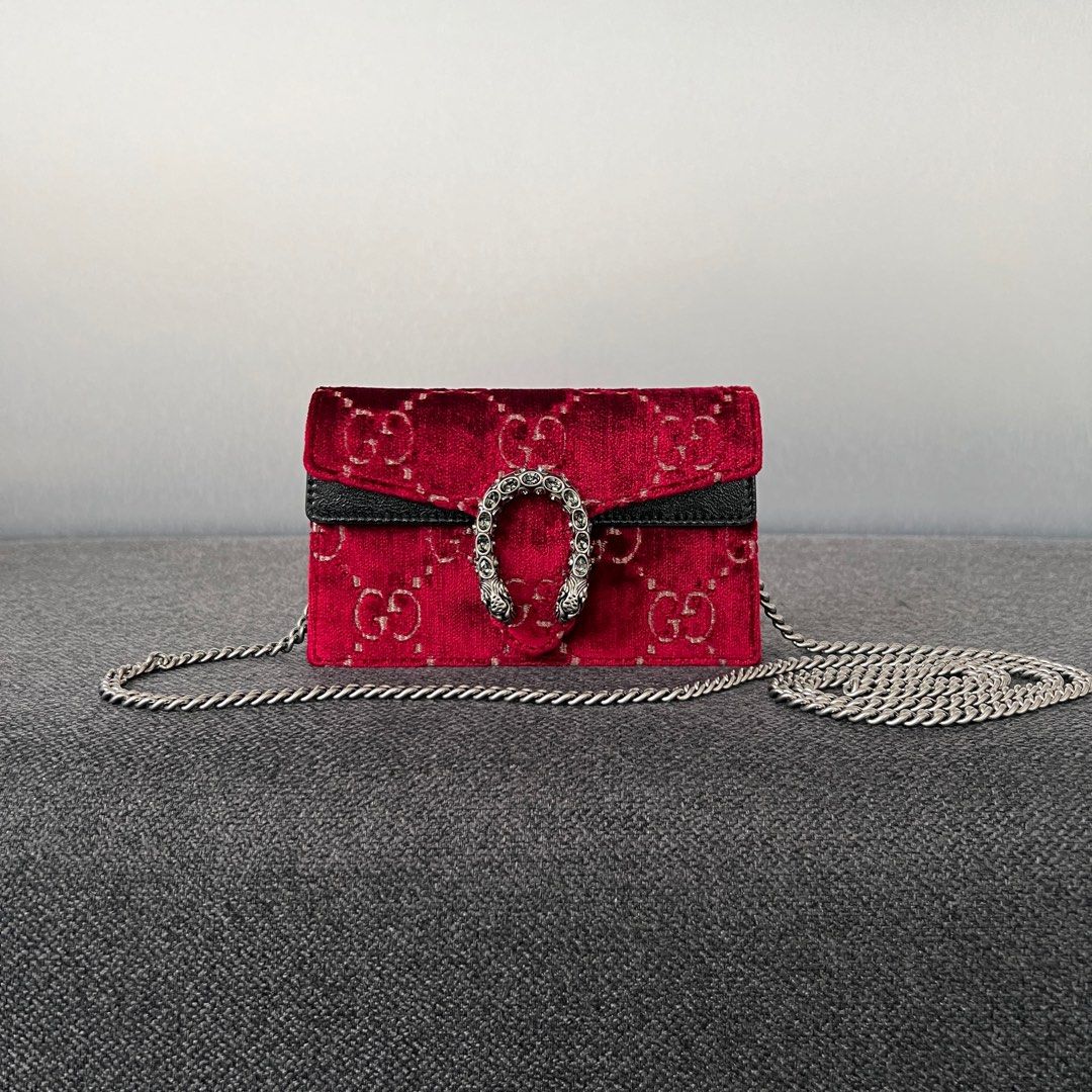 Gucci dionysus mini red velvet shop