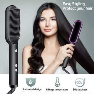Hair Comb Brush Straightener