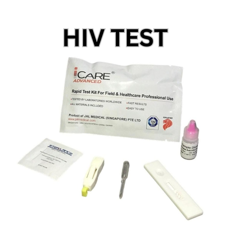 iCare Hiv Testkit Hiv Test kit, Health & Nutrition, Medical Supplies ...