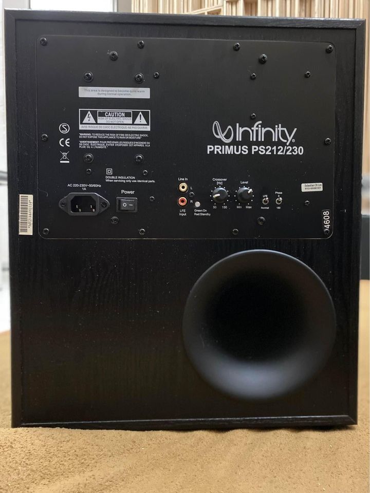 Infinity Los Angeles USA | Down to 20 Hz | Primus 12