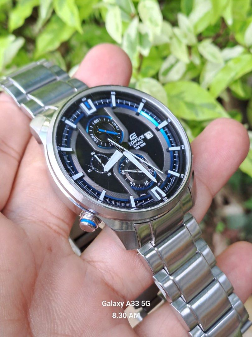Jam tangan pria EDIFICE CASIO EFR 533 DY Fesyen Pria Jam Tangan di Carousell