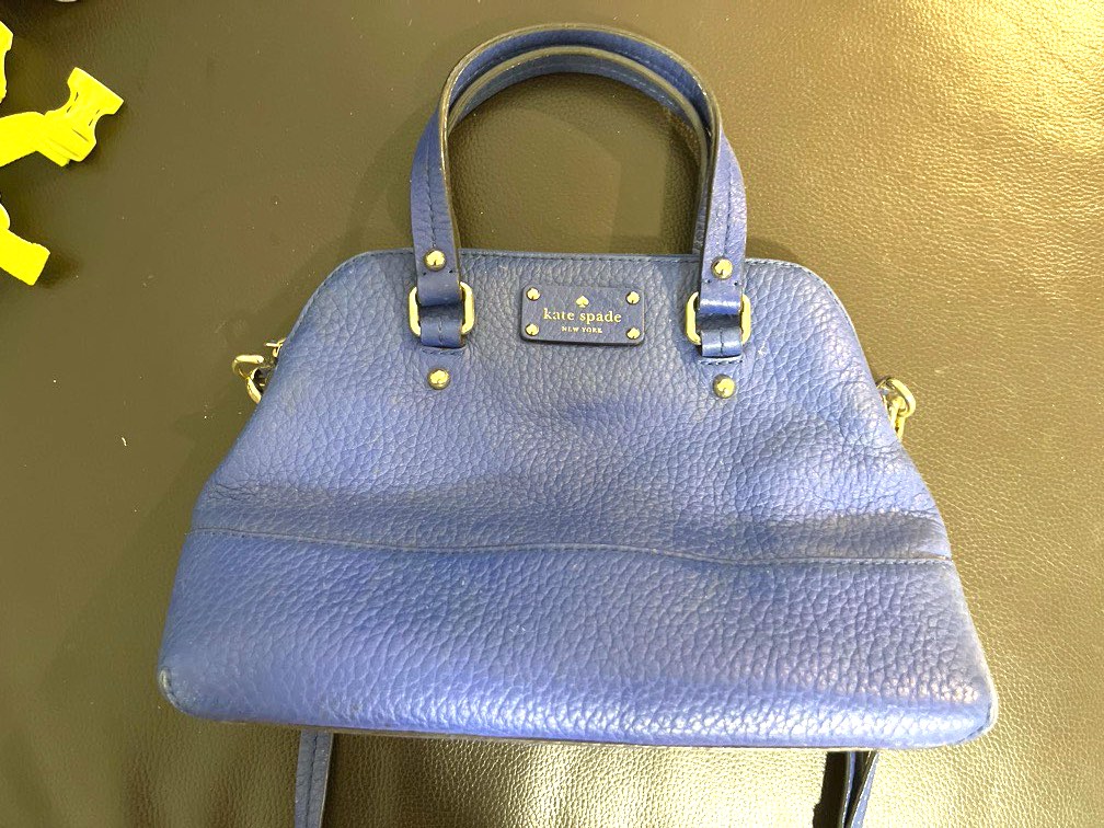 Royal blue kate spade purse deals