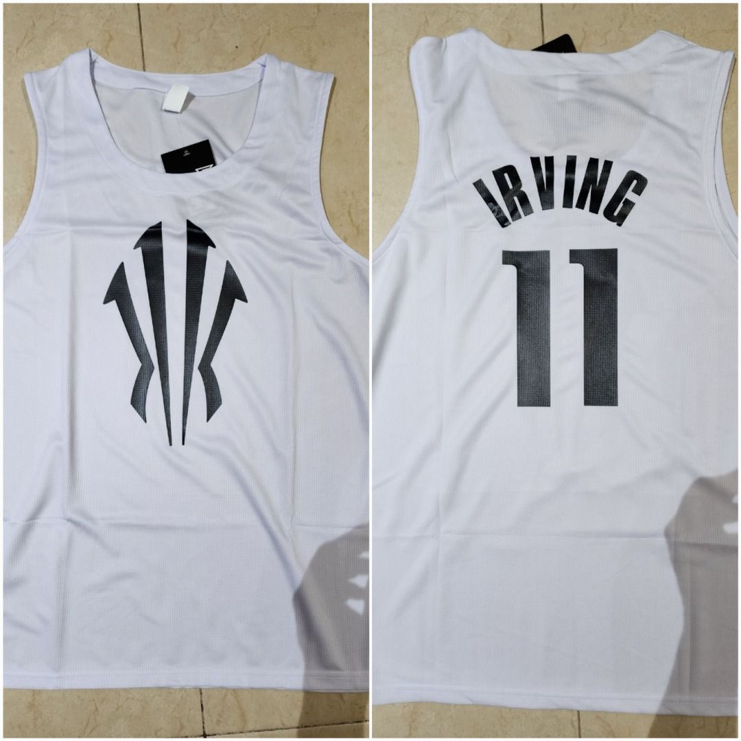 Kyrie Irving Kai Kai1 Logo basketball tshirt singlet sleeveless white