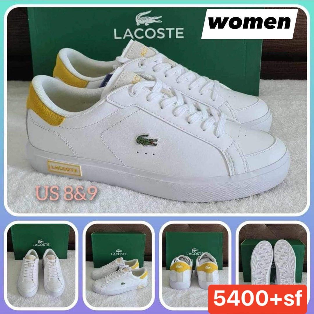 Lacoste women shoes (Category: Sneakers) located in Quezon City. Submitted by ohitsnhalen (Listing ID 1298228105, Image 2). Description: Fixed No cod.