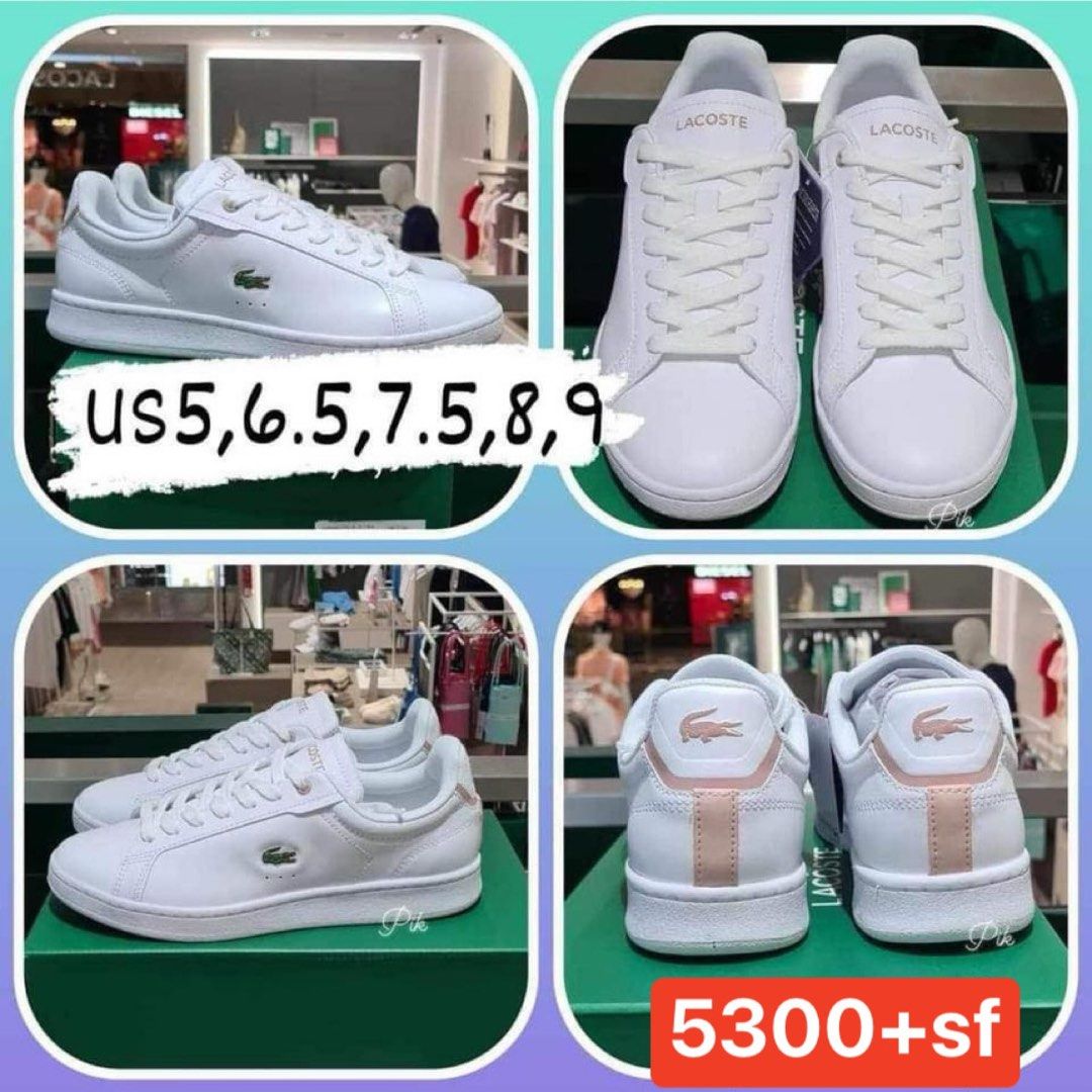 Lacoste women shoes (Category: Sneakers) located in Quezon City. Submitted by ohitsnhalen (Listing ID 1298228105, Image 3). Description: Fixed No cod.