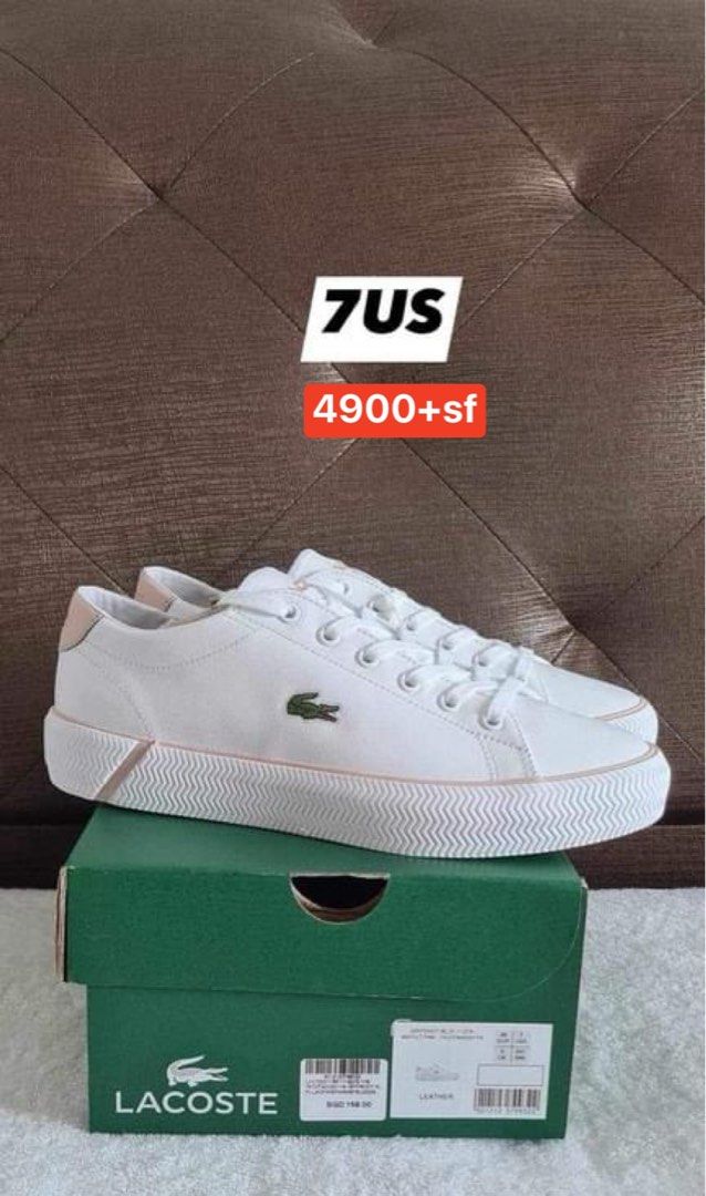 Lacoste women shoes (Category: Sneakers) located in Quezon City. Submitted by ohitsnhalen (Listing ID 1298228105, Image 1). Description: Fixed No cod.