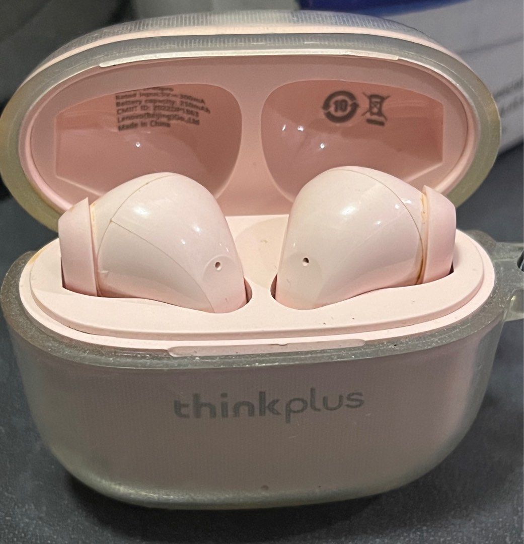 Lenovo Thinkplus Pink Earpods (Category: Earphones) located in Quezon City. Submitted by velleshop (Listing ID 1298229645, Image 1). Description: .