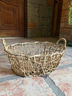 Locally Made Basket with Two Handles