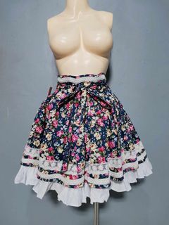 Lolita floral skirt
