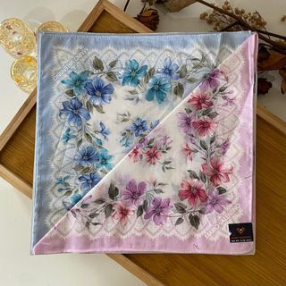 Mario Valentino Floral Handkerchief Set of 2