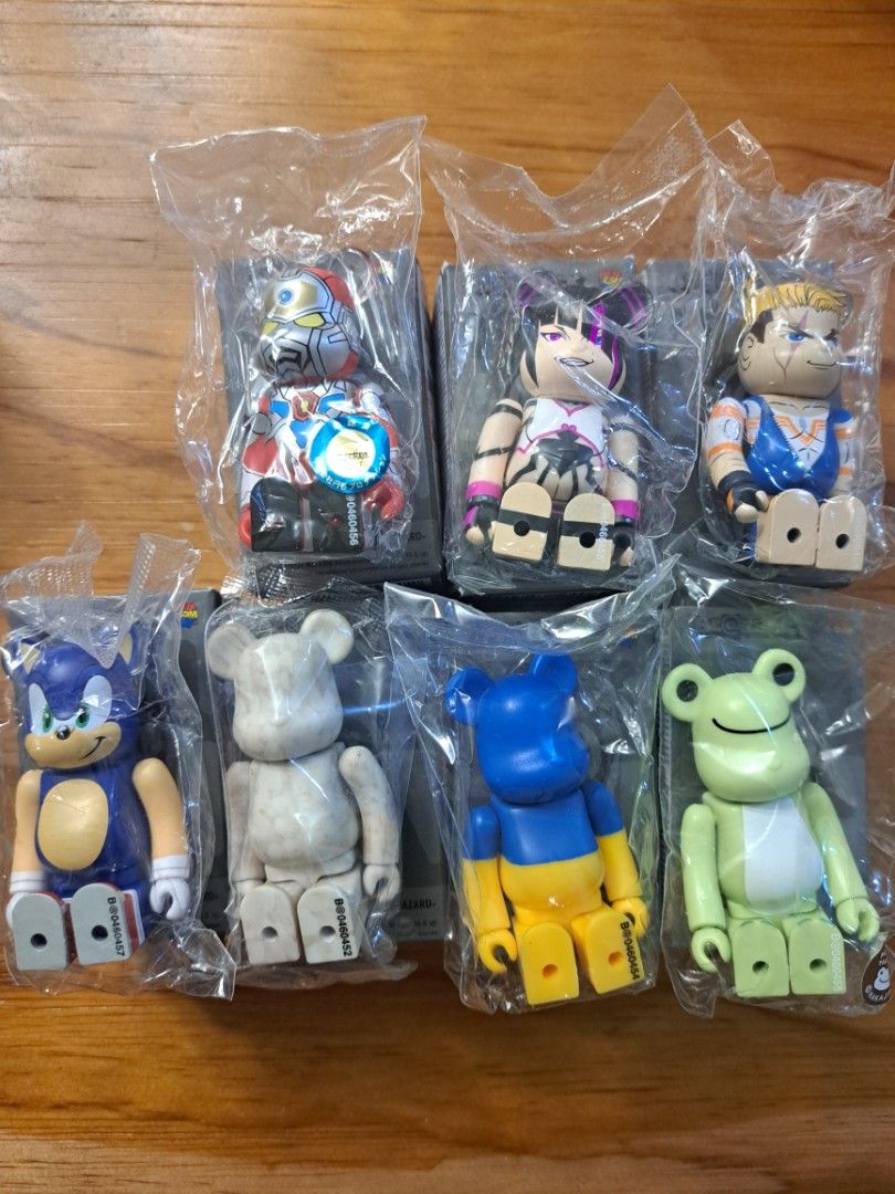 Medicom toy bearbrick series 46 game cute jelly flag animal sf