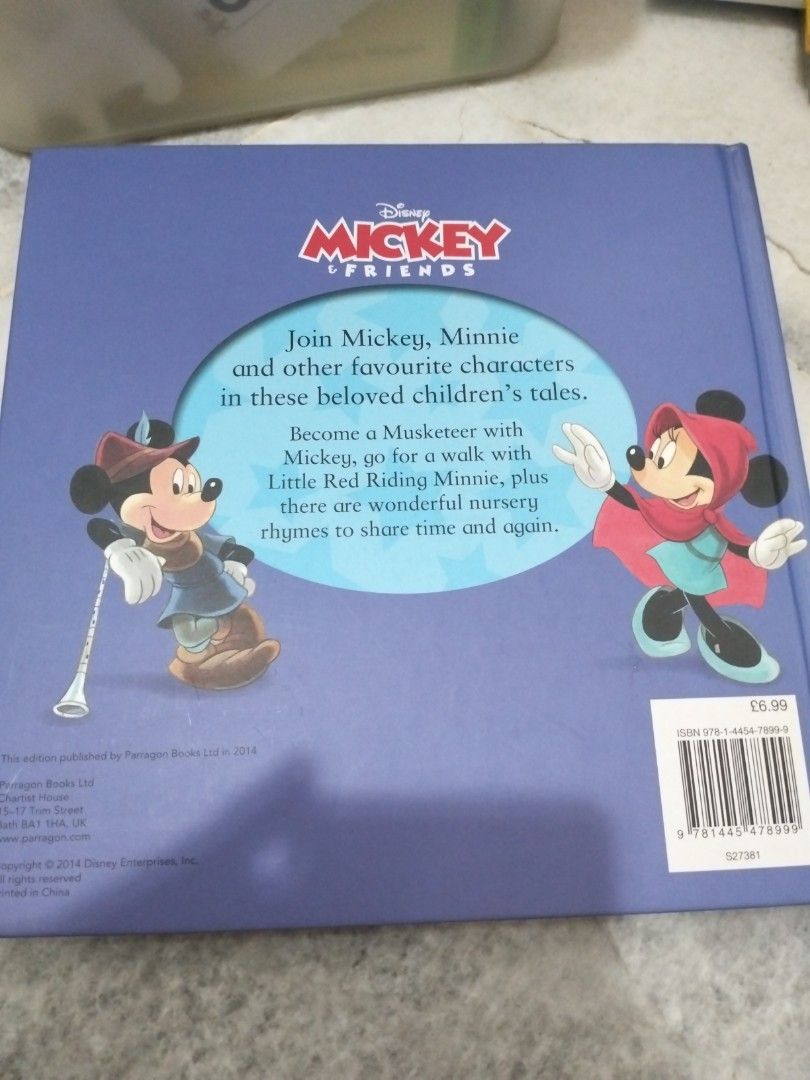Mickey Friend Fairy Tales Storybook collection Hobbies Toys Books
