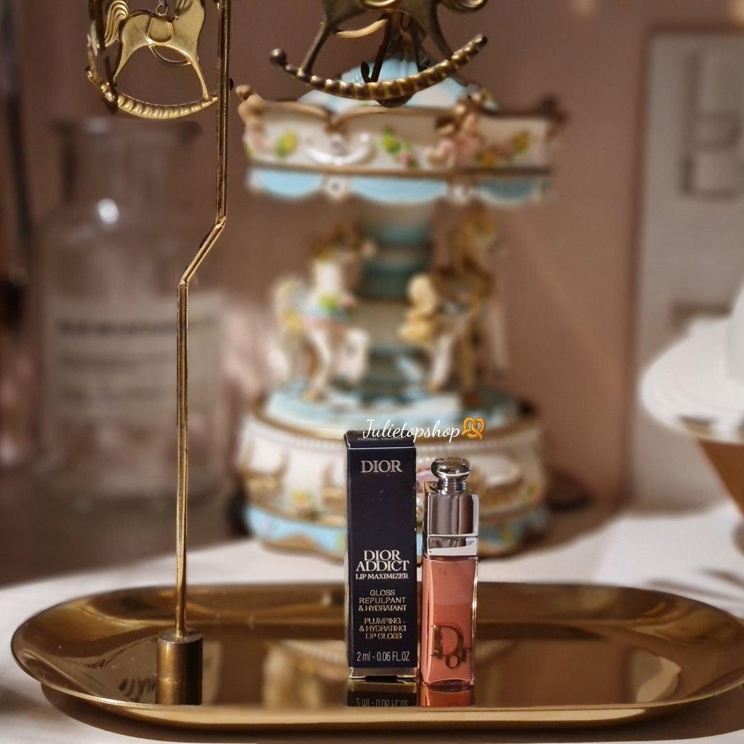 Mini CD Dior Addict Lip Maximizer 2ml 038 Rose Nude Beauty Personal Care Face Makeup on Carousell