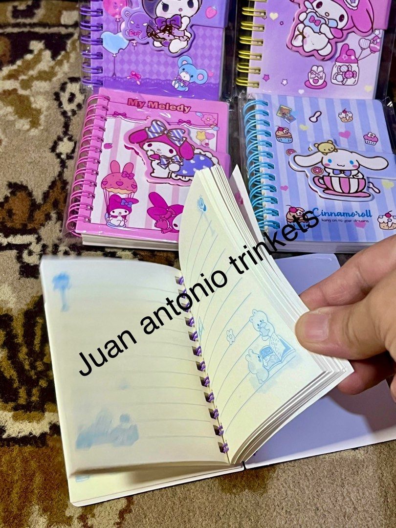 Mini Notebook Magnetic Buckle Lock (Category: Stationery & School Supplies) located in Taguig. Submitted by unoragasa (Listing ID 1298132425, Image 2). Description: Mini Notebook Magnetic Buckle Lock Packaging size: 9x2x12cm/70 lined printed sheets Material: Paper 💌DM @ Juan Ntonio Trinkets Online Shop✨.