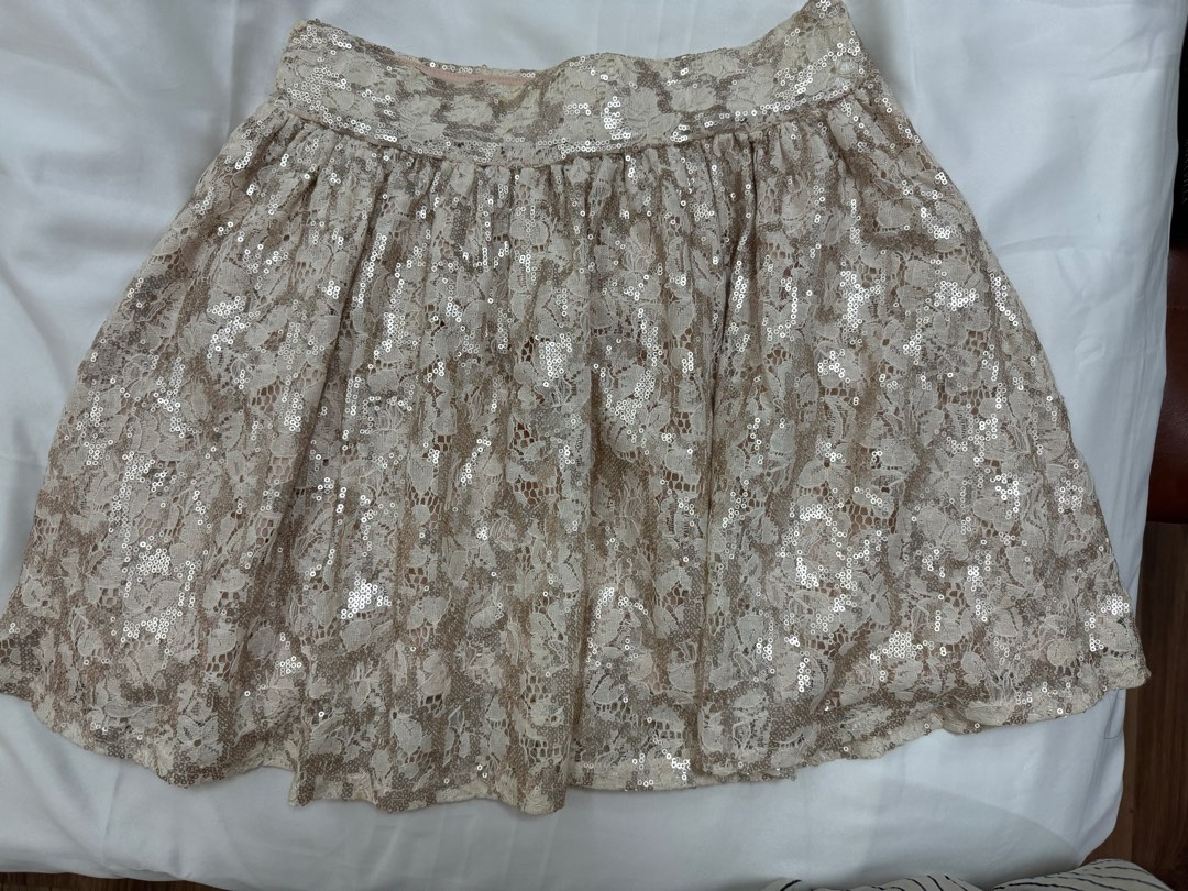 Miss selfridge sequin midi skirt silver grey shop