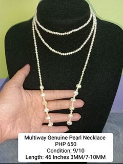 Multiway Genuine Pearl Necklace