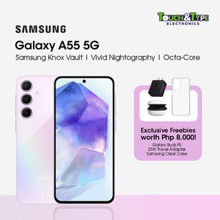 [NEW!] Samsung Galaxy A55 5G with Php 8k worth of Freebies