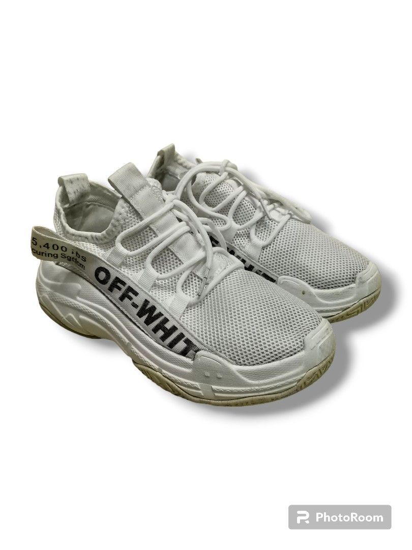 Off White Sneakers I Shoes Women s Fashion Footwear Sneakers on Carousell