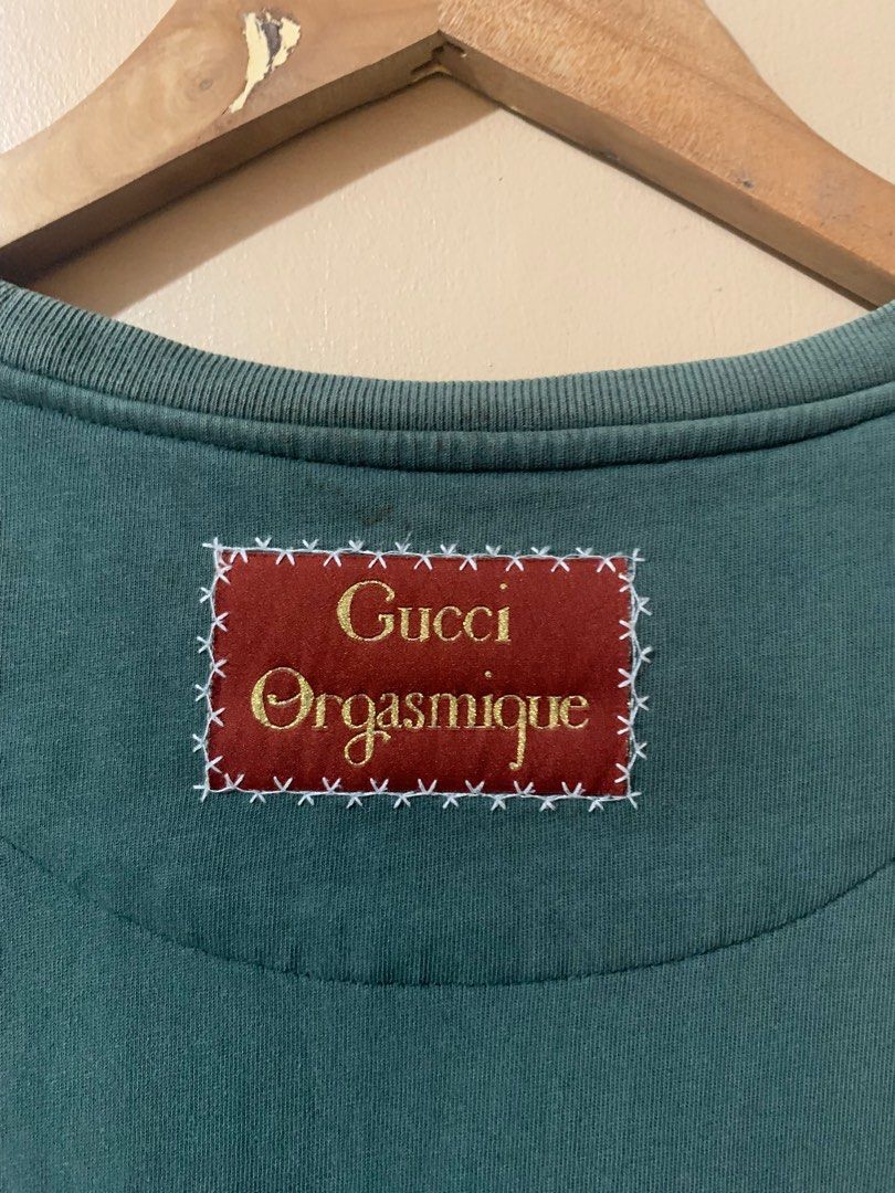 Original Gucci Orgasmique Shirt Emerald Green