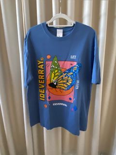 oversized big t-shirt tee graphic design print blue