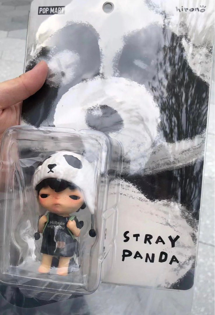 POPMART Hirono Doll Panda Figure*2（POP MART Hirono Doll